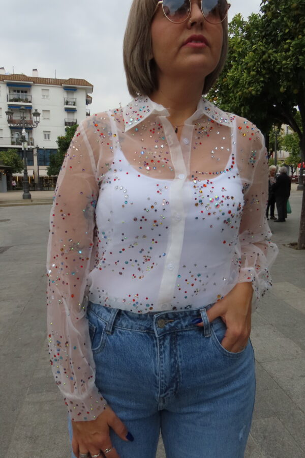 Camisa transparecias. - Imagen 3