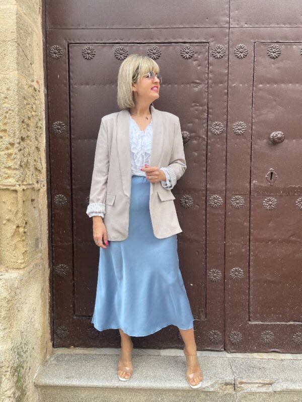 Chaqueta Sofia beige. - Imagen 3