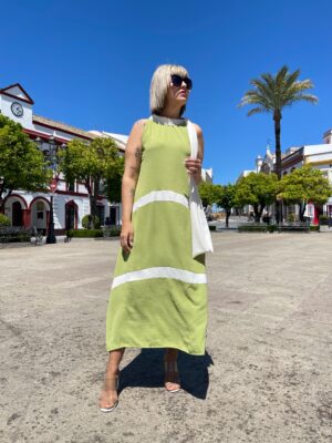 Vestido Anáis verde.