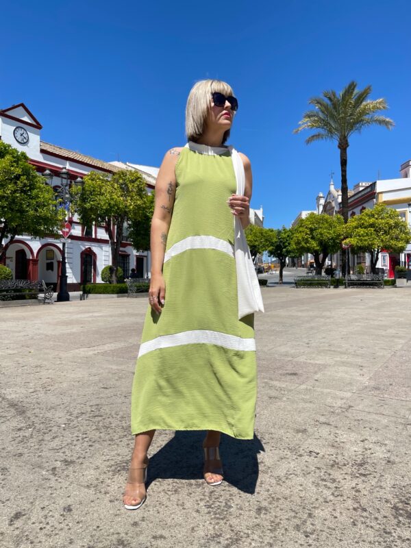 Vestido Anáis verde.