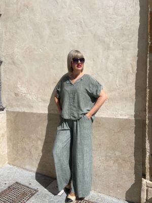 Conjunto Essenza green.
