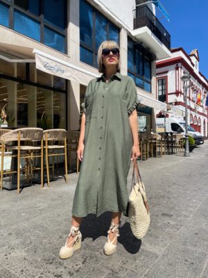 Vestido Easy Mood verde.