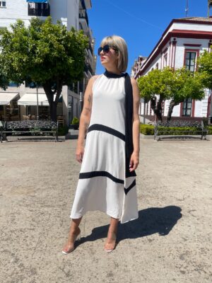 Vestido Anáis blanco.