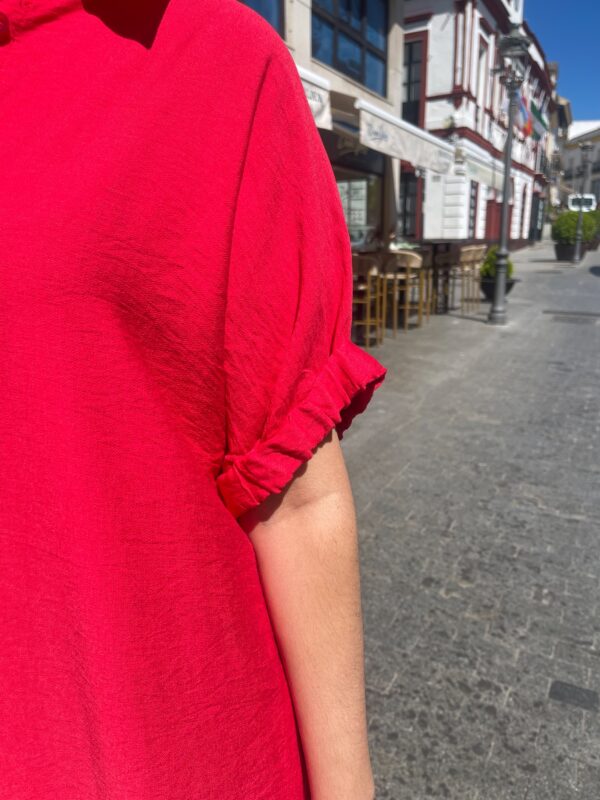 Vestido Easy Mood rojo. - Imagen 6
