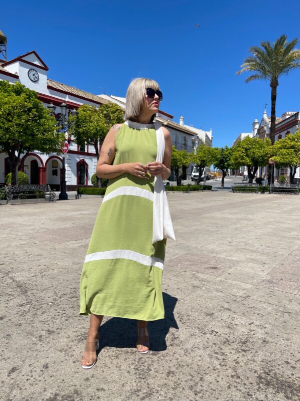 Vestido Anáis verde. - Imagen 4