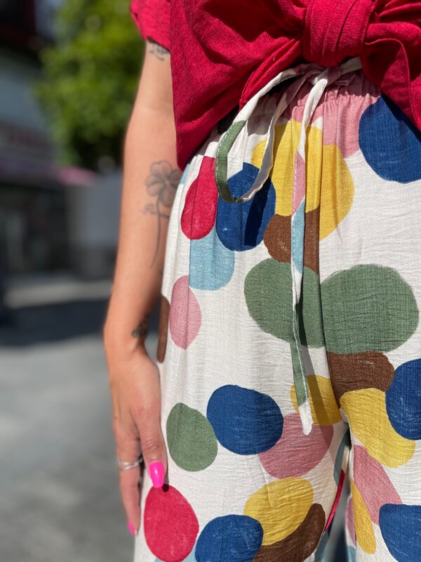 Pantalón maxi-lunar multicolor. - Imagen 4