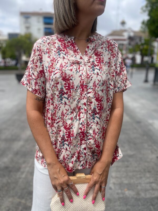 Camisa multiflor red. - Imagen 3