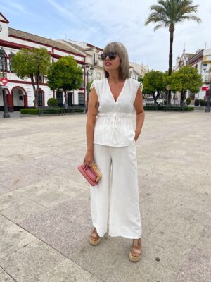 Conjunto Silvia blanco.