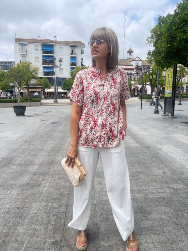 Camisa multiflor red. - Imagen 2