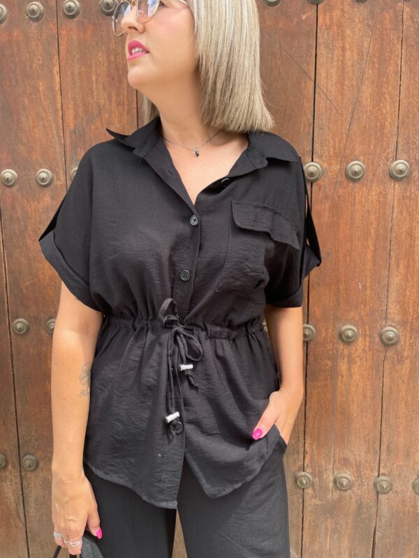 Conjunto Verónica negro. - Imagen 2