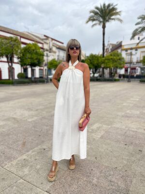 Vestido Silvia blanco.