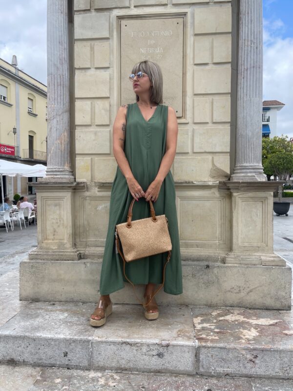 Vestido Lucía verde. - Imagen 3