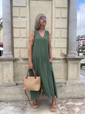 Vestido Lucía verde.
