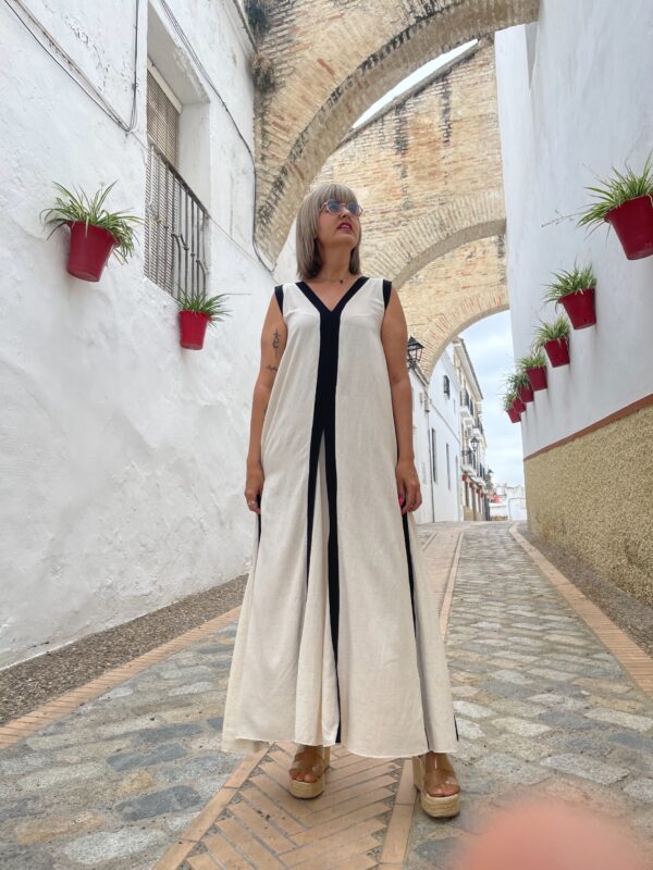 Vestido Chloe Lino. - Imagen 4