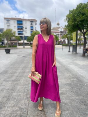 Vestido Lucia Fucsia.