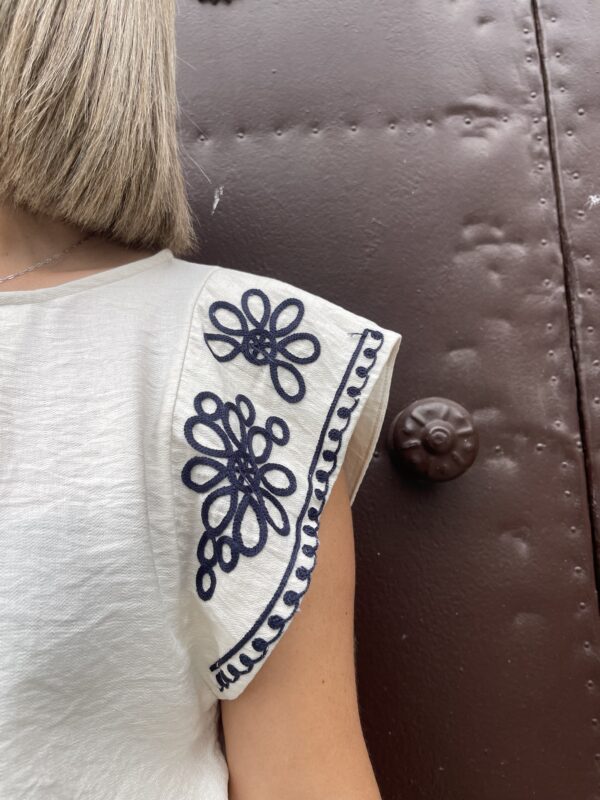 Top Parien beige. - Imagen 4