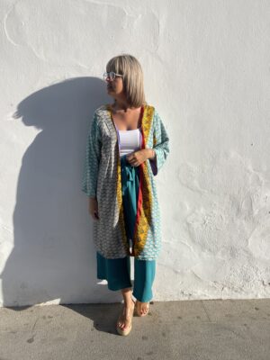 Kimono estampado Singapur.