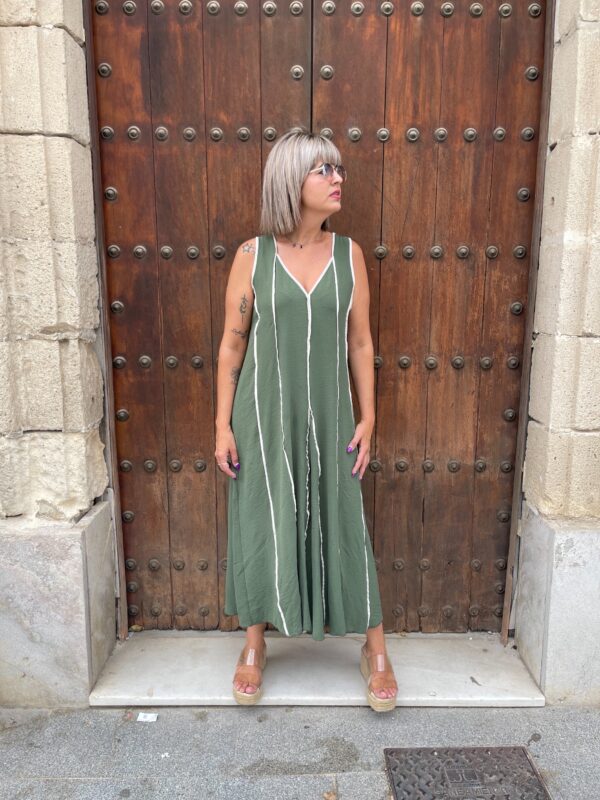 Vestido Zoe verde. - Imagen 4