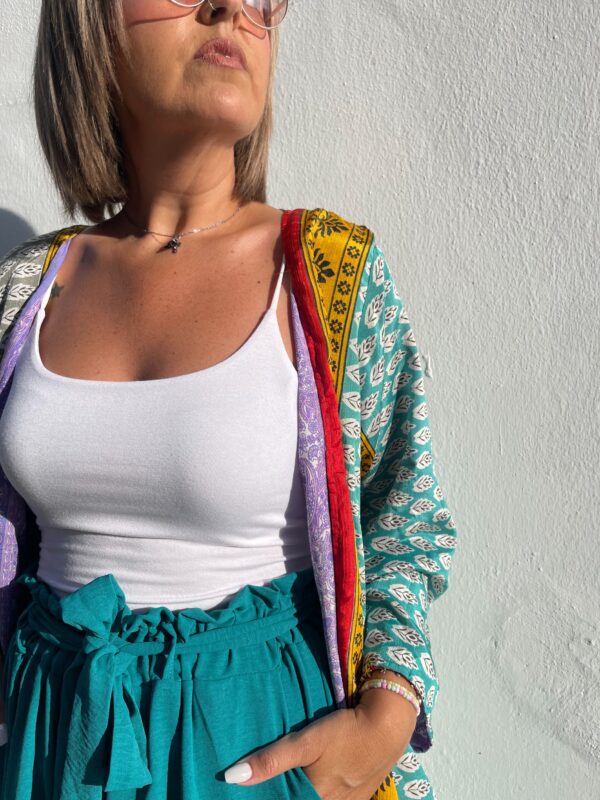 Kimono estampado Singapur. - Imagen 2
