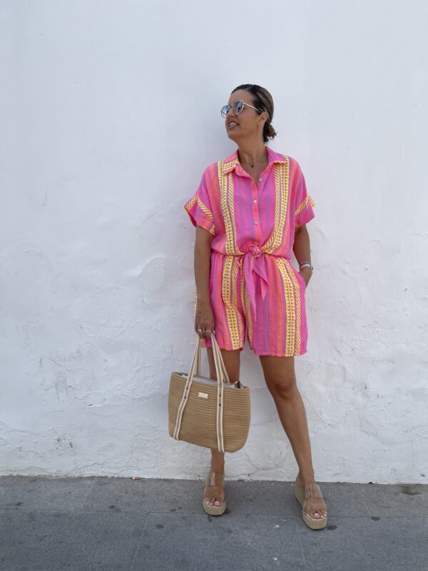 Conjunto beach nudo pink. - Imagen 5