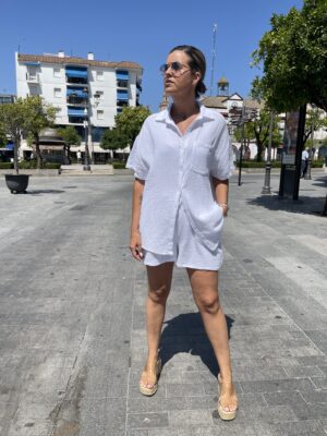 Conjunto beach white.