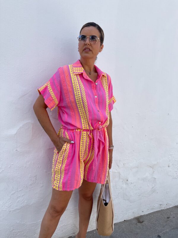 Conjunto beach nudo pink. - Imagen 2