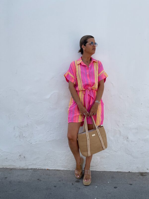 Conjunto beach nudo pink. - Imagen 4