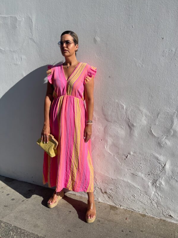 Vestido Summer fucsia. - Imagen 2