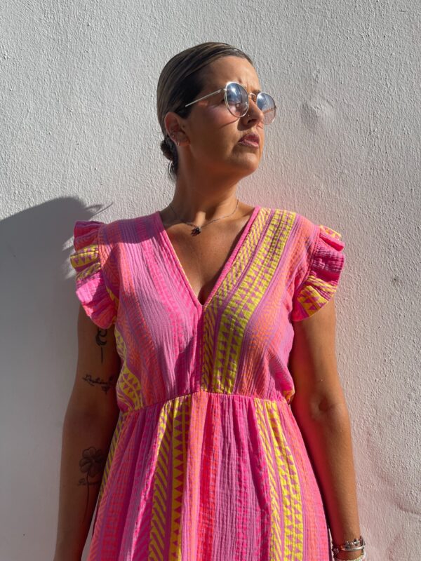 Vestido Summer fucsia. - Imagen 3