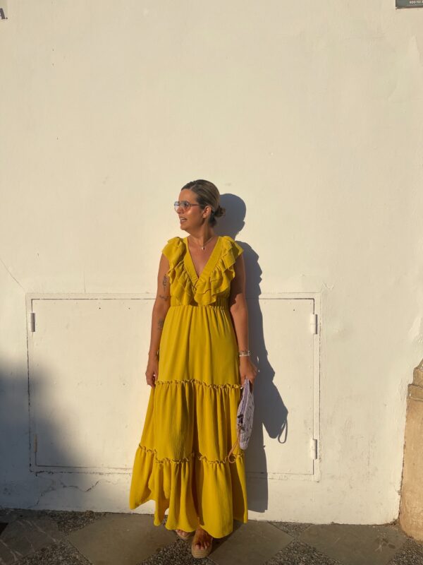 Vestido Lola mostaza. - Imagen 4