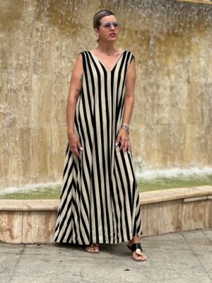 Maxi vestido Deluxe negro.