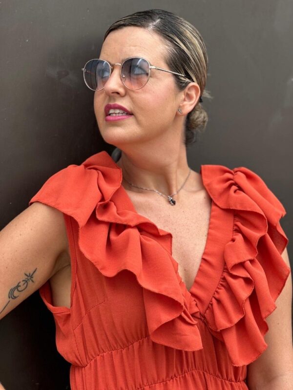 Vestido Lola teja. - Imagen 6