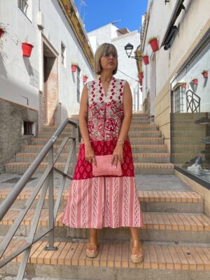 Vestido Conil rojo.