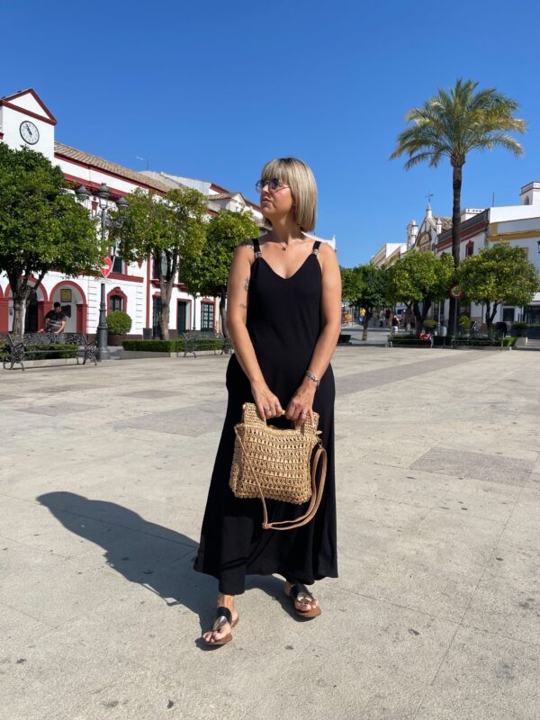 Vestido argollas Gold negro. - Imagen 3
