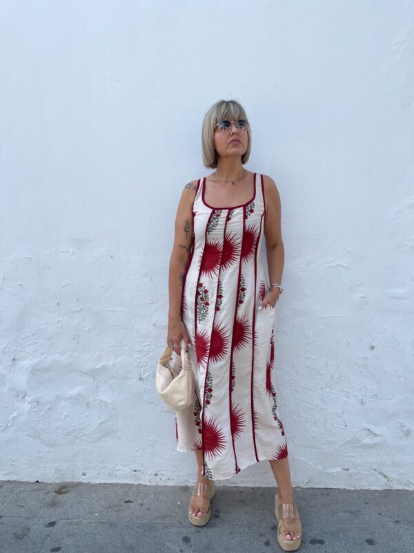 Vestido Vejer burdeos. - Imagen 6