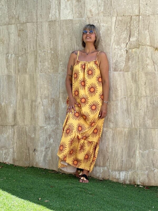 Vestido Soles amarillo. - Imagen 2