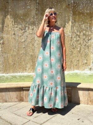 Vestido Soles verde.