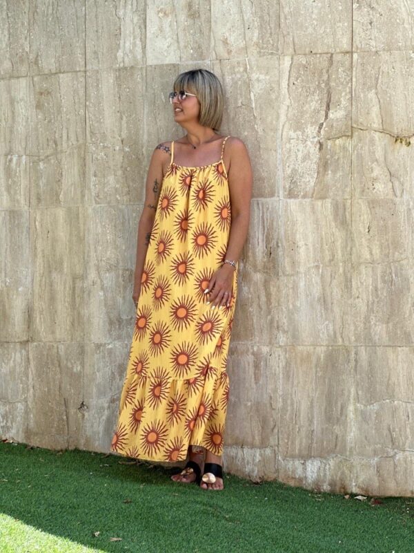 Vestido Soles amarillo. - Imagen 3