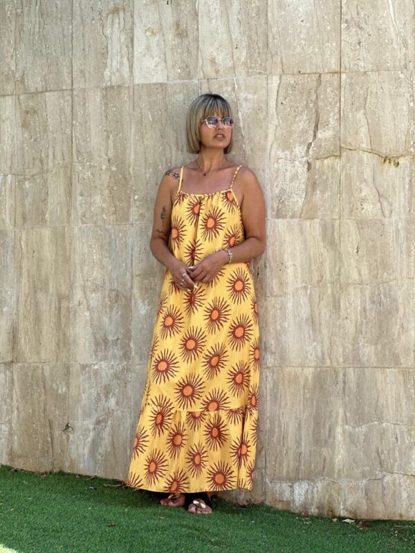 Vestido Soles amarillo. - Imagen 4