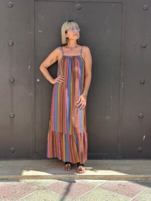 Vestido Swag marrón.