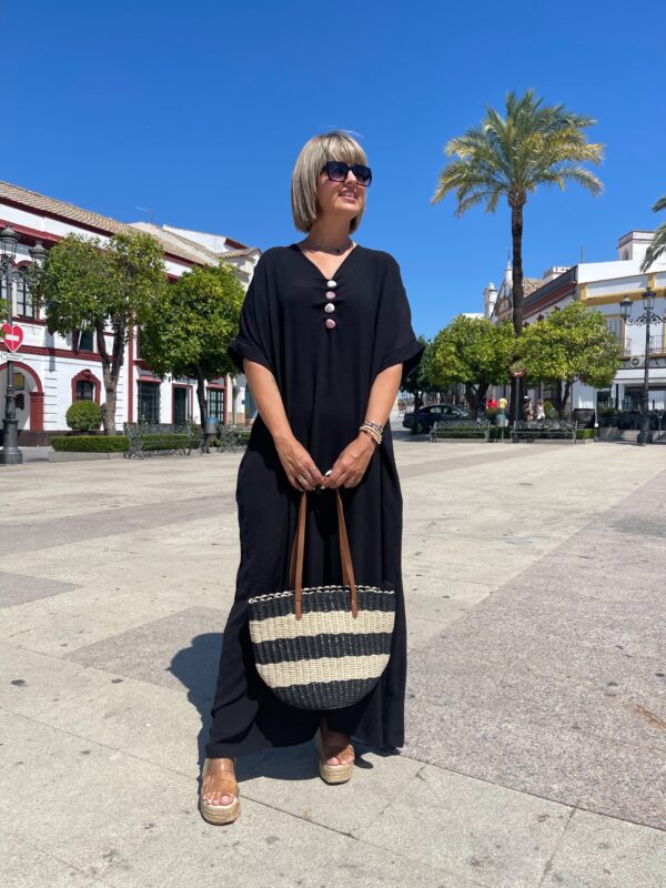 Vestido Sibilina negro. - Imagen 3