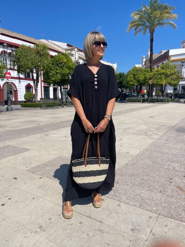 Vestido Sibilina negro.