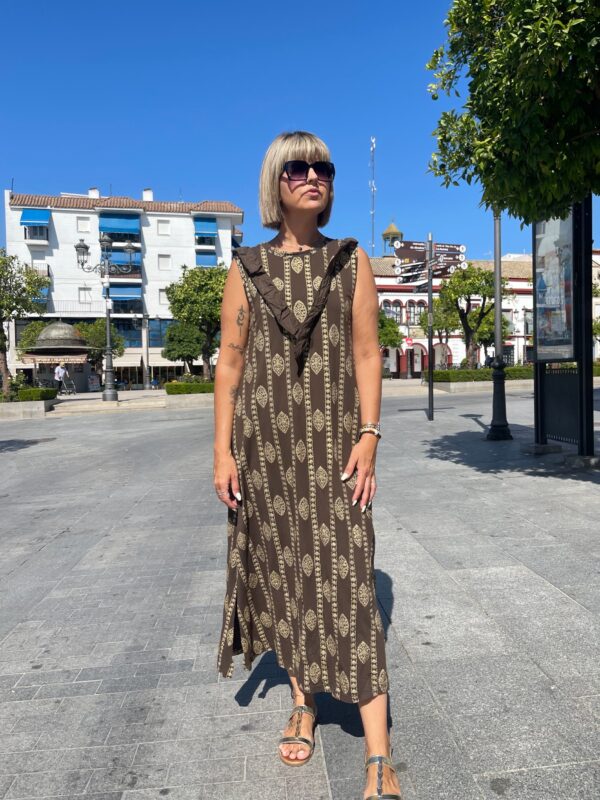 Vestido Alma marrón. - Imagen 4