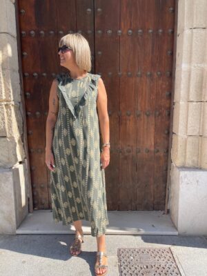 Vestido Alma verde.