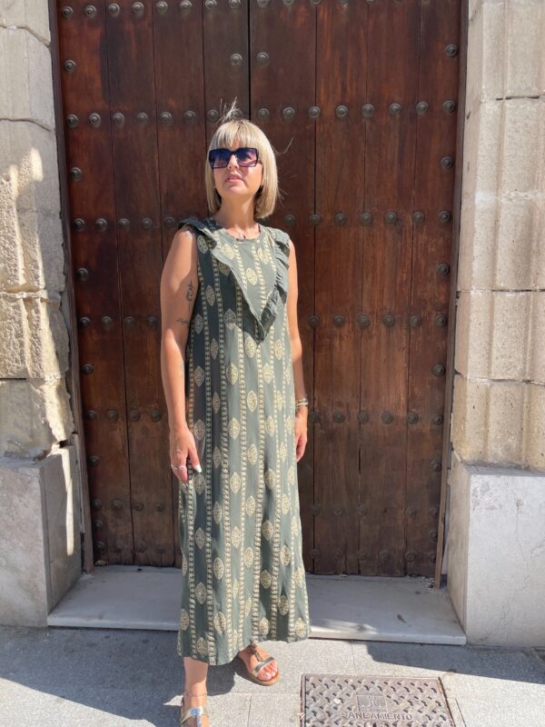Vestido Alma verde. - Imagen 4