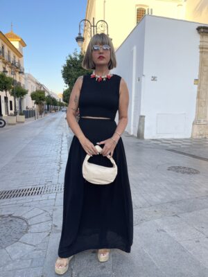 Conjunto Aitana negro.