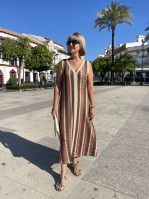 Vestido Clhoe brown.