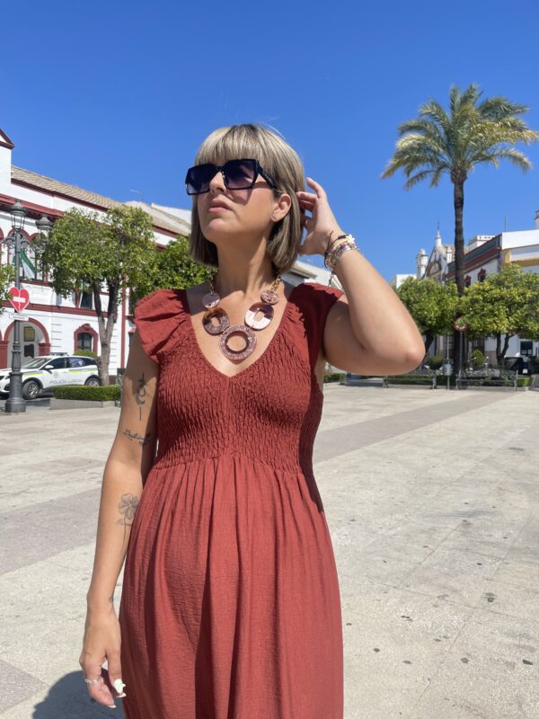 Vestido Nova teja. - Imagen 4