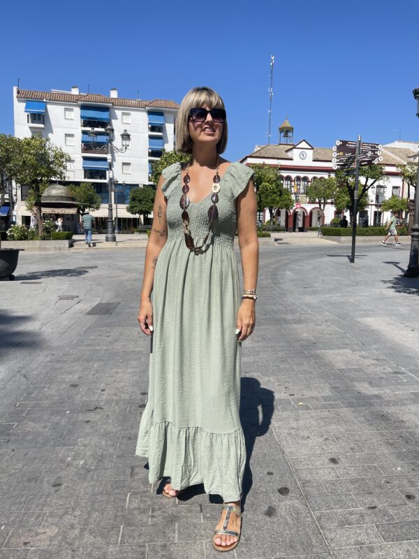 Vestido Nova verde. - Imagen 4