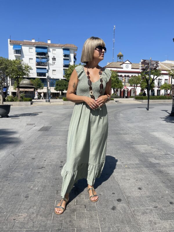 Vestido Nova verde. - Imagen 3